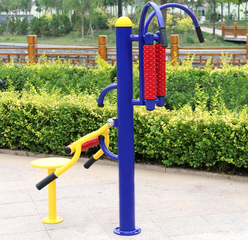 室外健身器材社区小区户外腰背按摩器背部综合训练器老人健身路径