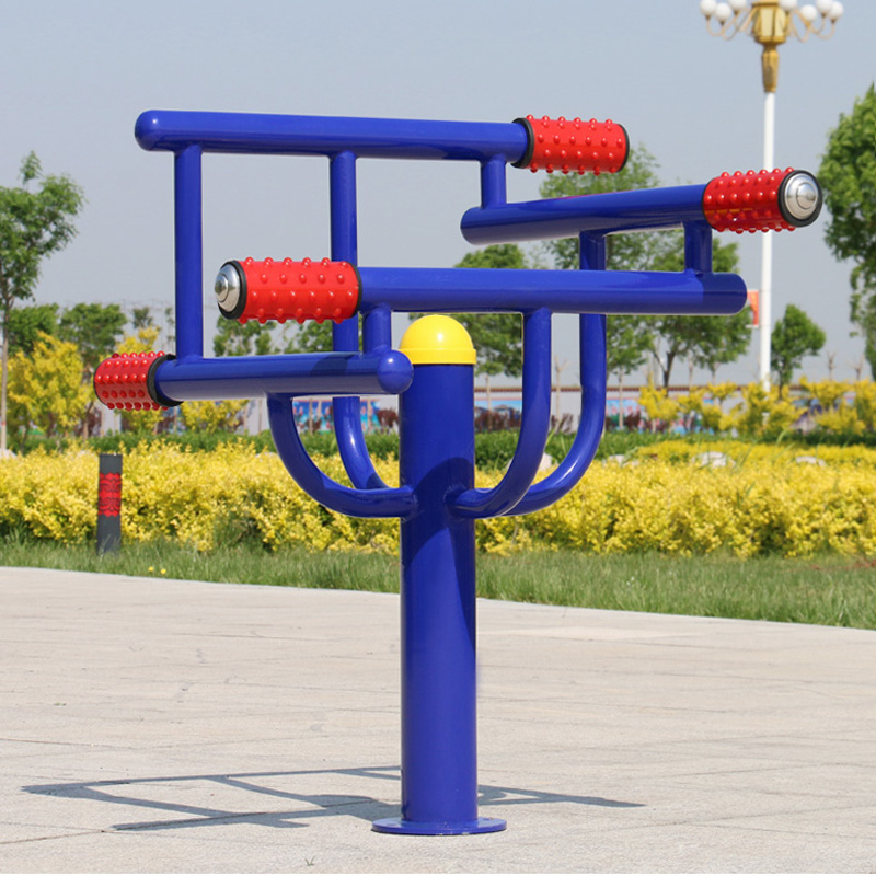 四人压腿按摩器室外健身器材户外小区器材压腿架广场路径