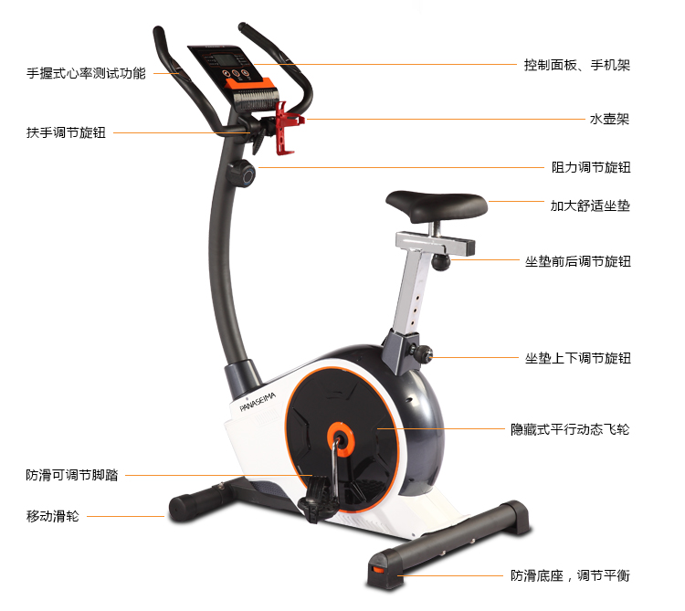 豪华立式健身车PSM-181