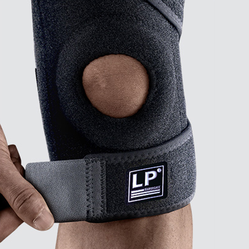 LP 733 双弹簧支撑型护膝 网排足篮羽毛球冬季运动护膝 半月板