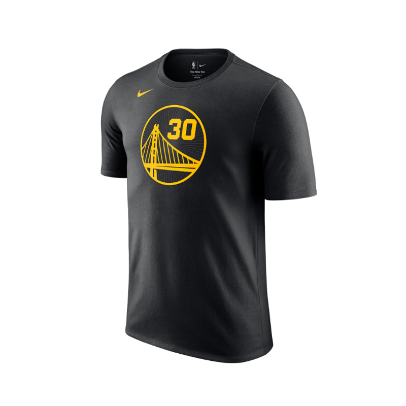 DA7375 NBA-Nike 金州勇士队 库里 男子短袖T恤 运动休闲潮流百搭