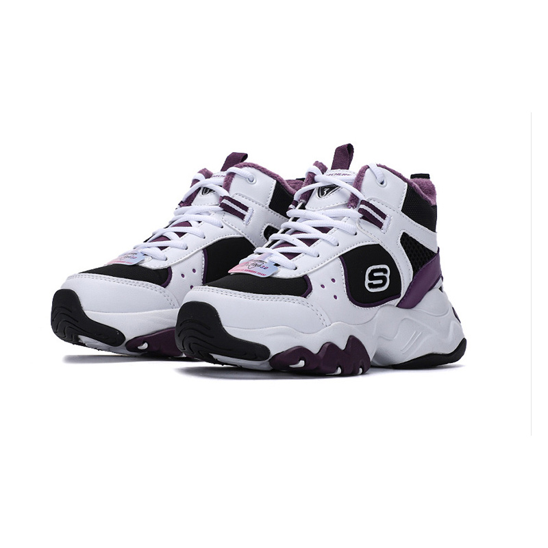 斯凯奇 女子休闲运动鞋 167266-BKW