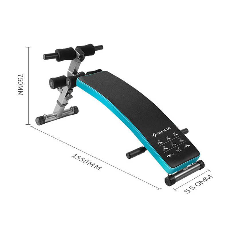 SHUA舒华仰卧起坐健身器材辅助器家用收腹神器仰卧板575