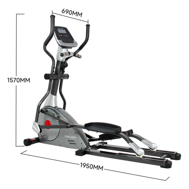 前置椭圆机家用健身磁控静音太空漫步机健身房专用康乐佳K8.9BH