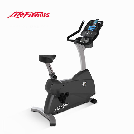LifeFitness力健进口直立家用健身单车磁控室内健身车自行车C3